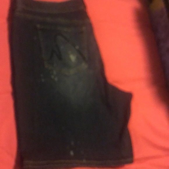 Melissa McCarthy Seven 7 Dark Jean Shorts - Picture 5 of 7